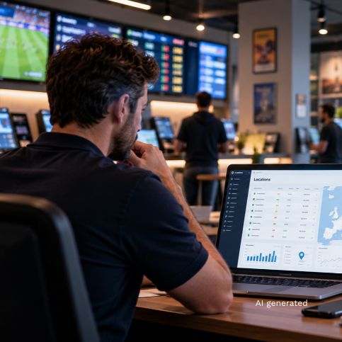 Multi-Location Sports Betting Operations Dashboard